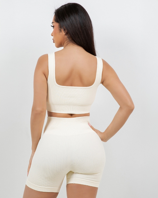 B’Agile Seamless Ribbed Workout Set