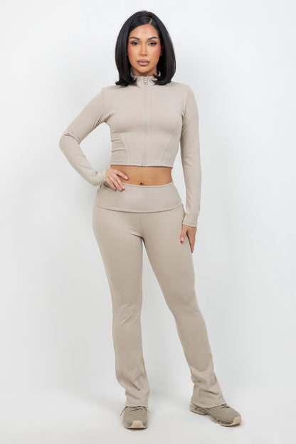 B’Agile Sculpt Zip Cropped Jacket