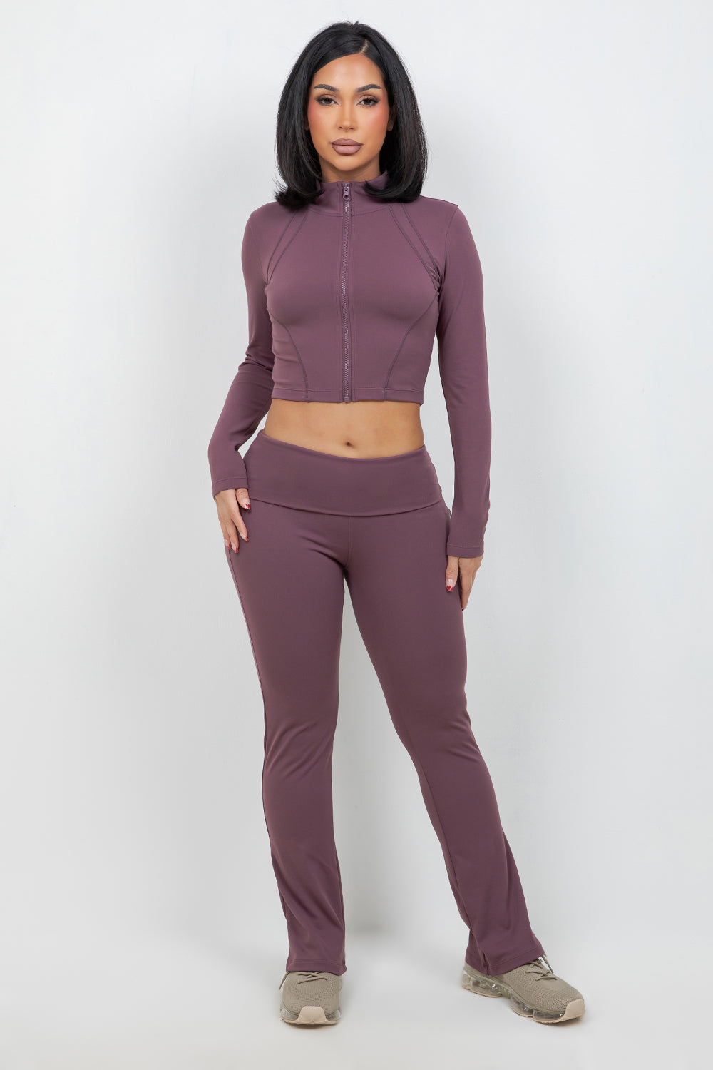 B’Agile Sculpt Zip Cropped Jacket