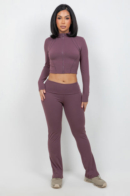 B’Agile Sculpt Zip Cropped Jacket
