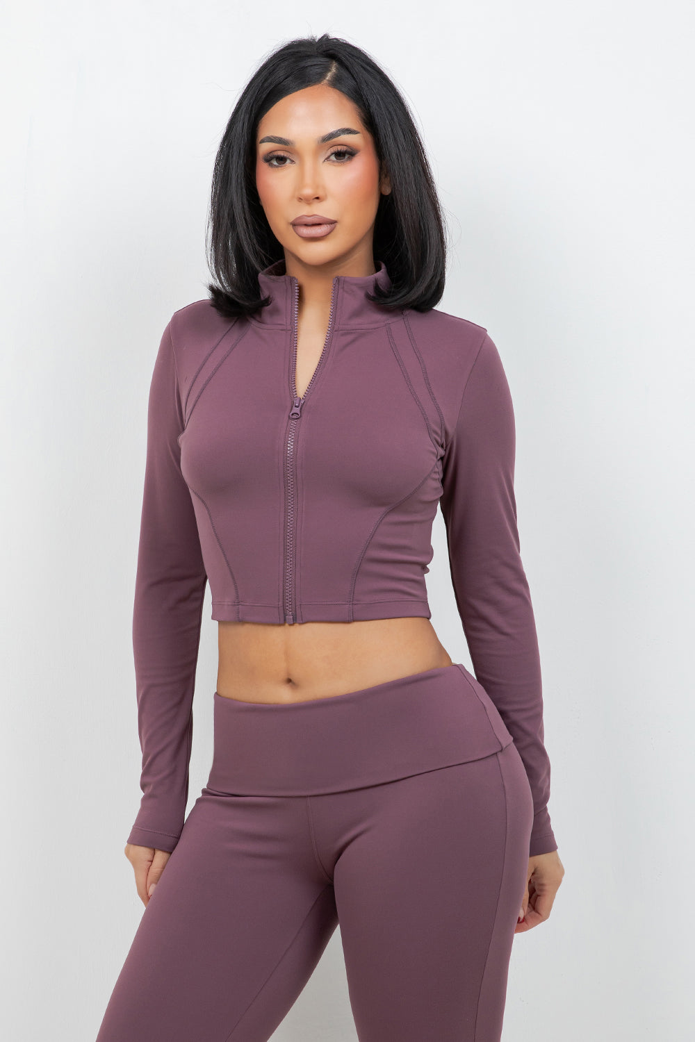 B’Agile Sculpt Zip Cropped Jacket