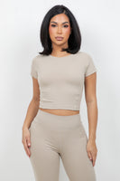 B’Agile Sculpt Fit Cropped Tee