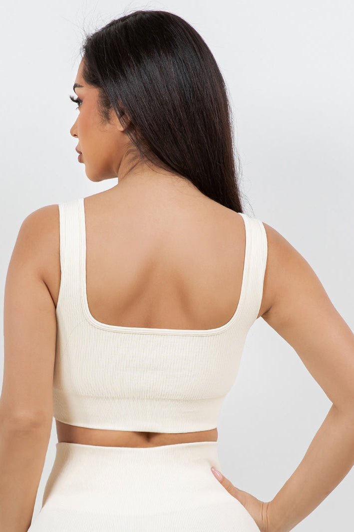 B’Agile Seamless Ribbed Crop Tank