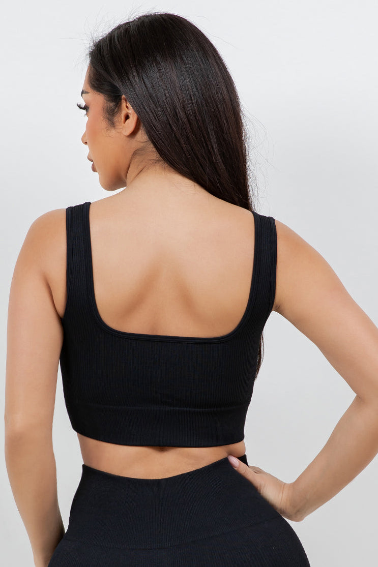 B’Agile Seamless Ribbed Crop Tank